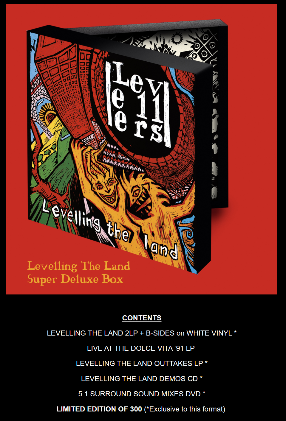 The Levellers Levelling The Land Box Set with 5.1 mix