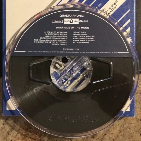Pink Floyd Dark Side of the Moon 2track 2 Channel 15IPS 10.5 Inch Reel to  Reel -  Canada