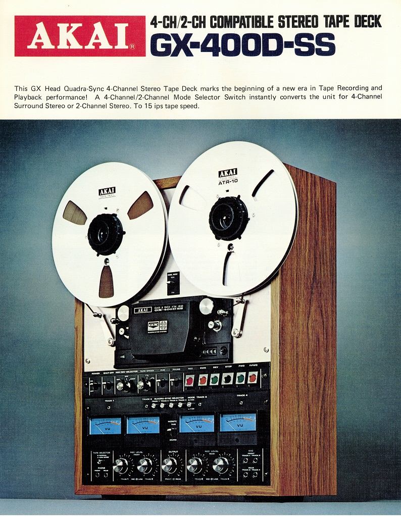 SONY TC-277-4 Quad Reel To Reel Tape Deck  Tape recorder, Tape deck,  Cassette recorder