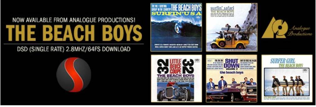 5 Beach Boys DSD Downloads from Analogue Productions | QuadraphonicQuad  Home Audio Forum