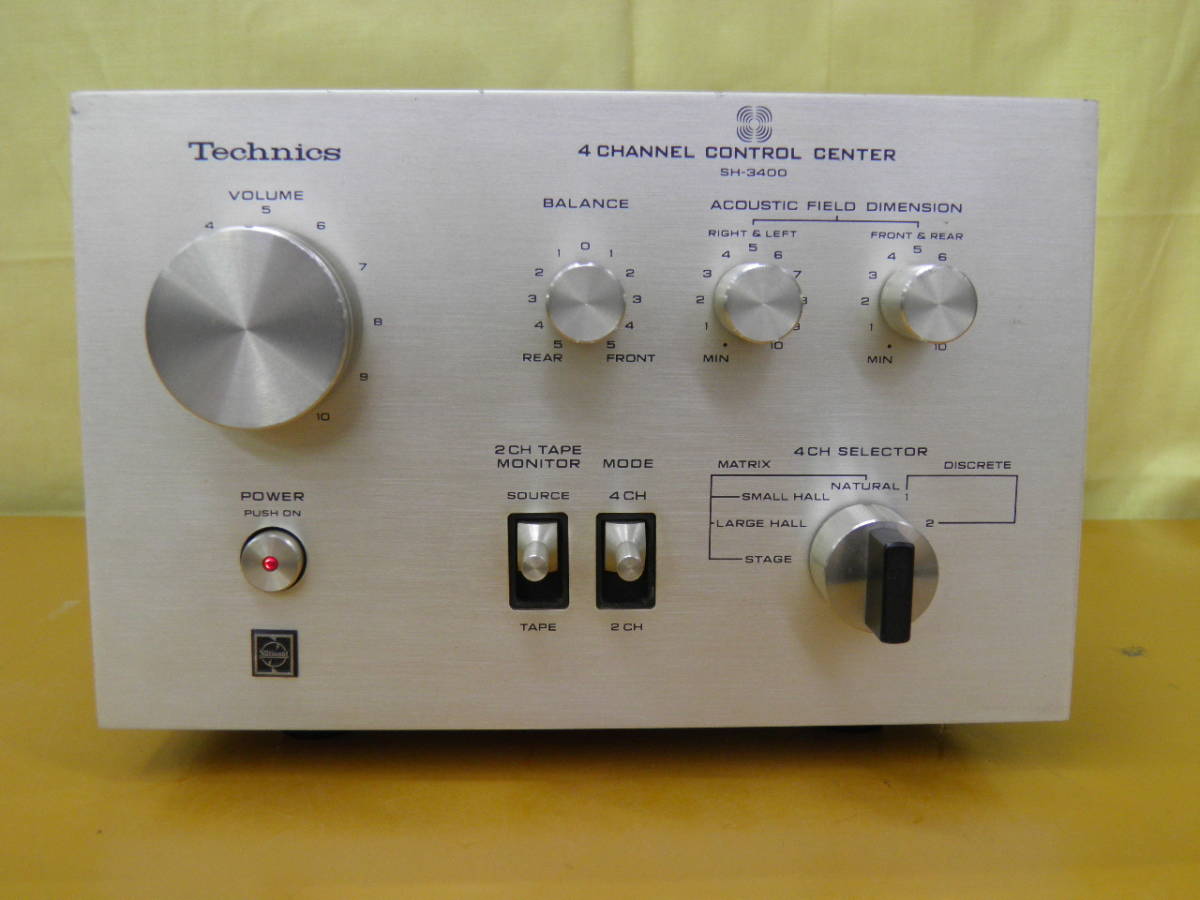 A Quad Curiosity Technics 4ch Control Center SH-3400 | QuadraphonicQuad  Home Audio Forum