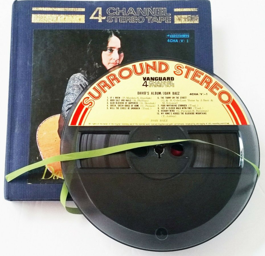 QUAD -KING JAPAN - DAVID's STORY JOAN BAEZ Quadraphonic 7 1/2 Reel To Reel  tape