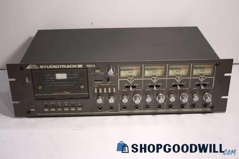 Aria Studiotrack IIII Model R504 4-channel cassette deck AUCTION